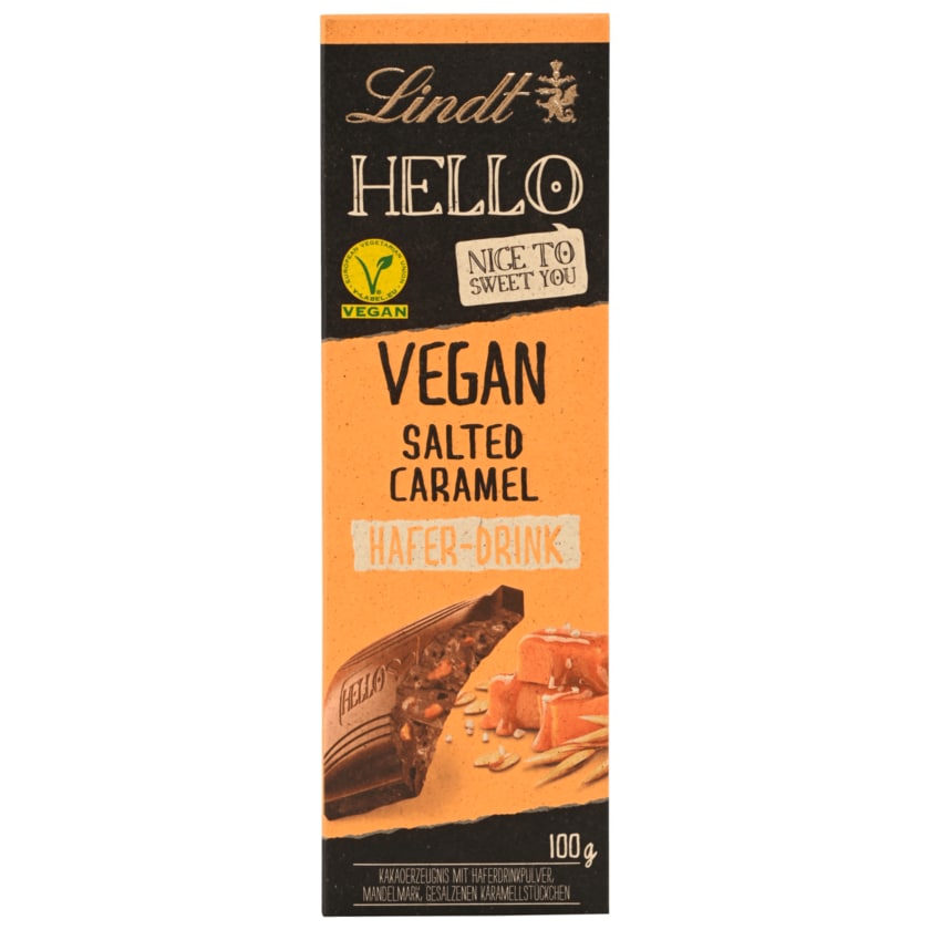 Lindt Hello Schokolade Vegan Salted Caramel 100g